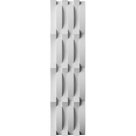 Ekena Millwork 6inW x 24inH x 1inT EdgeCraft Jordan Style Seamless Wall Tile, 8PK WPPVC06X24EJO8